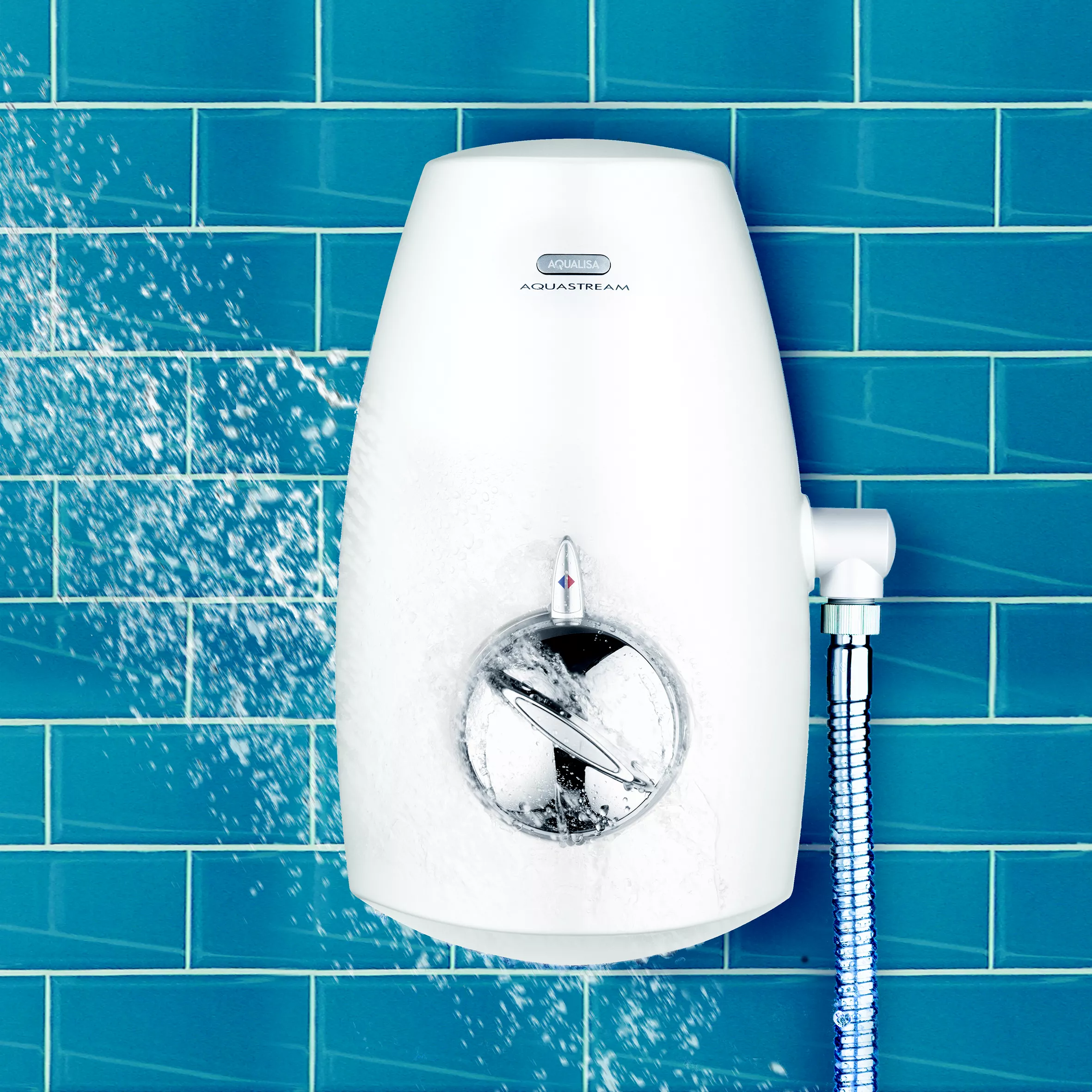 Aqualisa Aquastream 4-spray Pattern White Chrome Effect Thermostatic Mixer Shower 4 Aqualisa Aquastream 4-spray Pattern White Chrome Effect Thermostatic Mixer Shower - Image 4