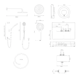 Aqualisa Optic Q Concealed Valve Gravity-pumped Smart Digital Mixer Shower With Adjustable & Wall-fixed Head -Ideal Standard Shop aqualisa optic q concealed valve gravity pumped smart digital mixer shower with adjustable wall fixed head5023942267787 01t bq