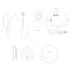 Aqualisa Optic Q Concealed Valve HP/Combi Smart Digital Mixer Shower With Adjustable Head -Ideal Standard Shop aqualisa optic q concealed valve hp combi smart digital mixer shower with adjustable head5023942267718 01t bq