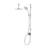 Aqualisa Optic Q Exposed Valve HP/Combi Smart Digital Mixer Shower With Adjustable & Ceiling-fixed Head