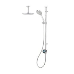 Aqualisa Optic Q Exposed Valve HP/Combi Smart Digital Mixer Shower With Adjustable & Ceiling-fixed Head