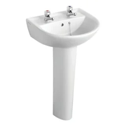 Armitage Shanks Sandringham 21 Full Pedestal Basin