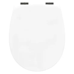 Bemis Hudson White Ultra-Fix Bottom Fix Soft Close Toilet Seat