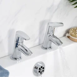 Bristan Divine Chrome Effect Bath Pillar Tap -Ideal Standard Shop bristan divine chrome effect bath pillar tap5014868068220 06i bq