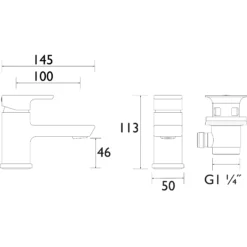 Bristan Noctis Black Deck Mixer Tap 13 Bristan Noctis Black Deck Mixer Tap -Ideal Standard Shop bristan noctis black deck mixer tap5014868073552 01t bq