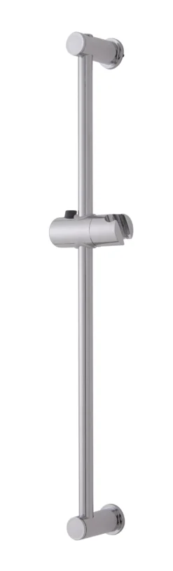 Chrome Effect Straight Shower Riser Rail