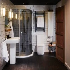 Cooke & Lewis Affini White Close-coupled Toilet With Soft Close Seat -Ideal Standard Shop cooke lewis affini white close coupled toilet with soft close seat5397007210316 05bq