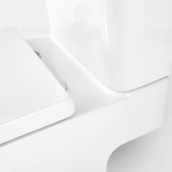 Cooke & Lewis Helena White Close-coupled Toilet With Soft Close Seat -Ideal Standard Shop cooke lewis helena white close coupled toilet with soft close seat04084549 37c