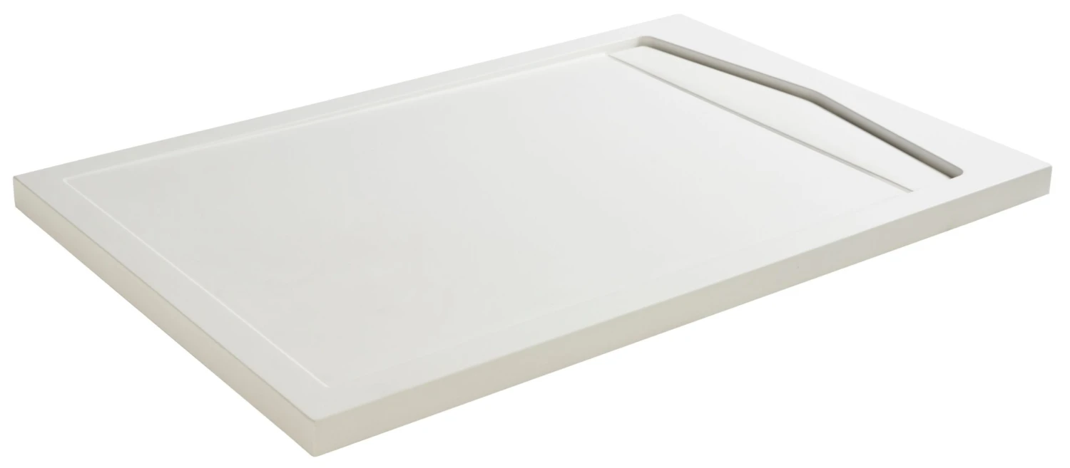 Cooke & Lewis Helgea Rectangular Shower Tray (L)1200mm (W)760mm (H)45mm 1 Cooke & Lewis Helgea Rectangular Shower Tray (L)1200mm (W)760mm (H)45mm
