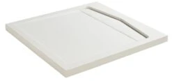 Cooke & Lewis Helgea Square Shower Tray (L)800mm (W)800mm (H)45mm
