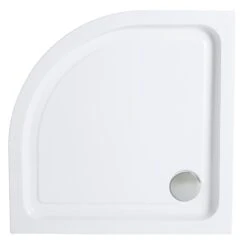 Cooke & Lewis Lagan Quadrant Shower Tray (L)800mm (W)800mm (H)150mm