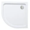 Cooke & Lewis Lagan Quadrant Shower Tray (L)900mm (W)900mm (H)150mm