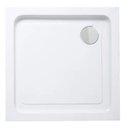 Cooke & Lewis Lagan Square Shower Tray (L)760mm (W)760mm (H)150mm