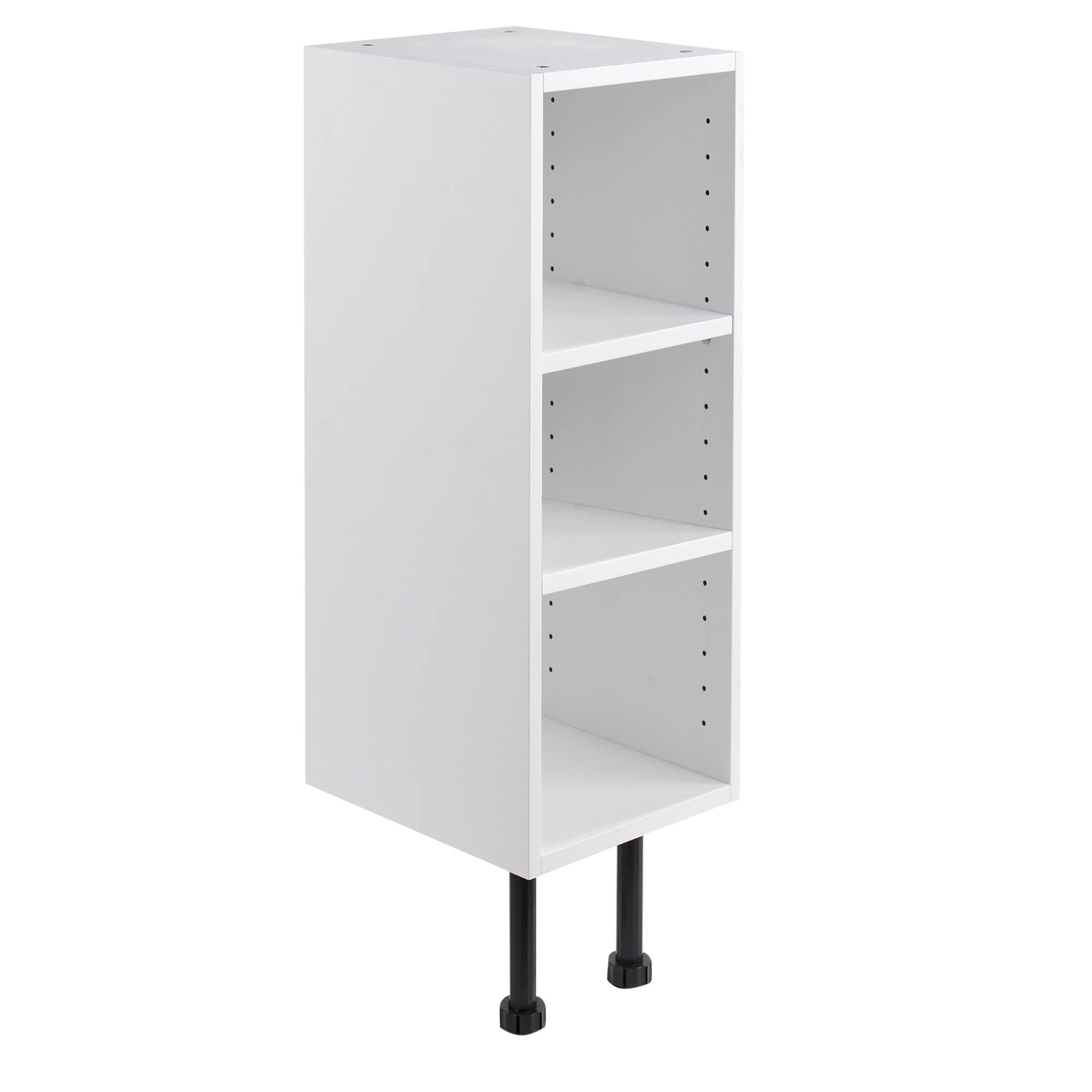 Cooke & Lewis Marletti Gloss White Curved Base Cabinet (W)160mm (H)852mm 2 Cooke & Lewis Marletti Gloss White Curved Base Cabinet (W)160mm (H)852mm - Image 2