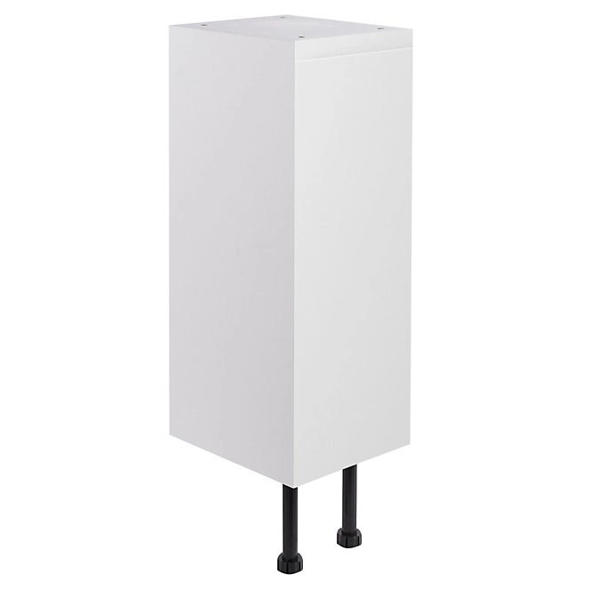 Cooke & Lewis Marletti Gloss White Curved Base Cabinet (W)160mm (H)852mm 3 Cooke & Lewis Marletti Gloss White Curved Base Cabinet (W)160mm (H)852mm - Image 3