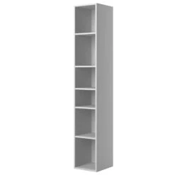 Cooke & Lewis Marletti Tall Gloss White Double Cabinet (H)197.2cm (W)30cm