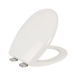 Cooke & Lewis Serina White Raised Soft Close Toilet Seat -Ideal Standard Shop cooke lewis serina white raised soft close toilet seat5397007181449 03c BQ