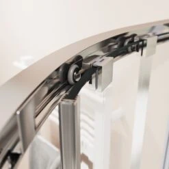 GoodHome Beloya Right-handed Offset Quadrant Shower Enclosure & Tray With Corner Entry Double Sliding Door (W)1000mm (D)800mm -Ideal Standard Shop goodhome beloya right handed offset quadrant shower enclosure tray with corner entry double sliding door w 1000mm d 800mm5059340136455 37i