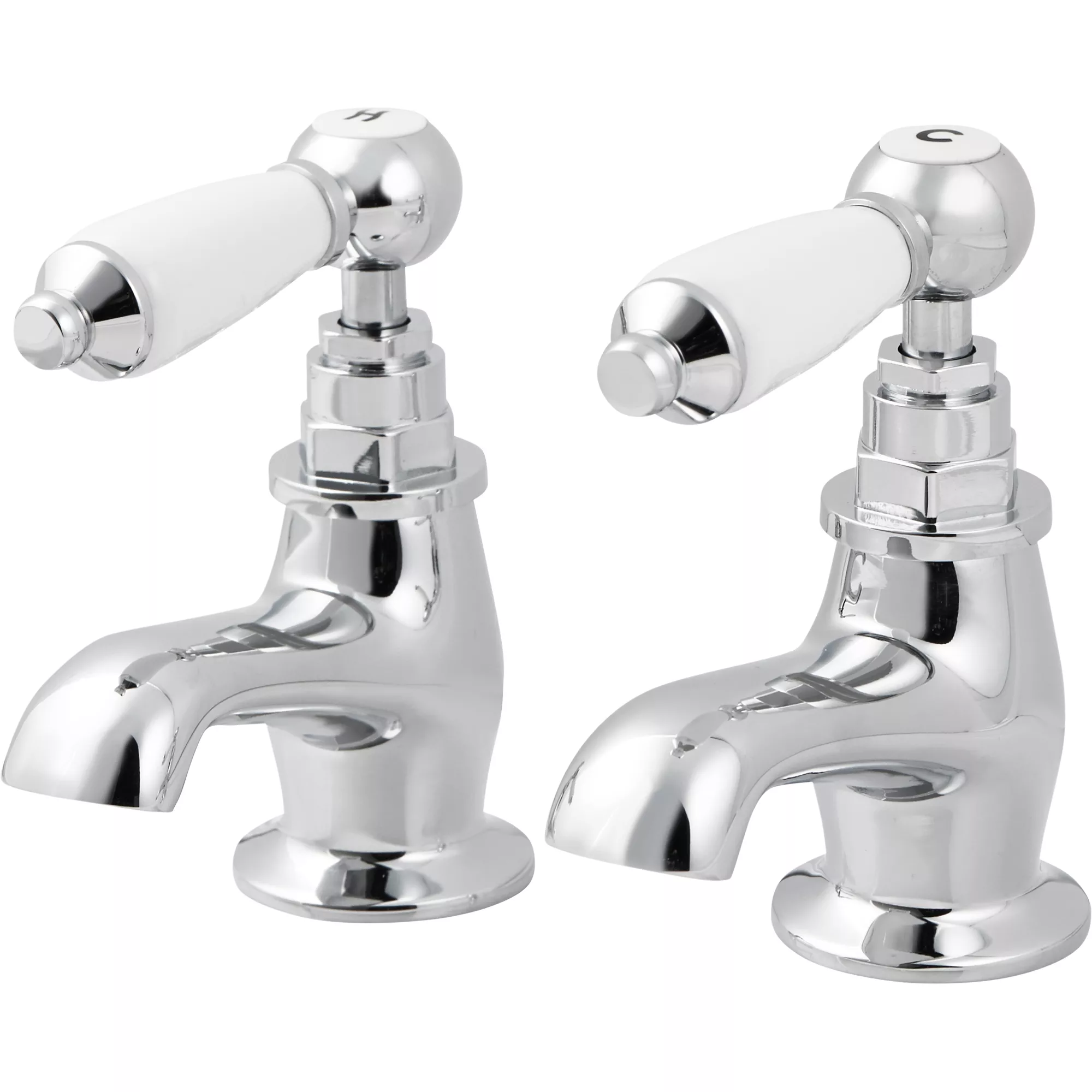 GoodHome Brean Traditional Basin Pillar Tap 1 GoodHome Brean Traditional Basin Pillar Tap