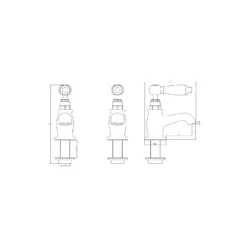 GoodHome Brean Traditional Basin Pillar Tap 7 GoodHome Brean Traditional Basin Pillar Tap -Ideal Standard Shop goodhome brean traditional basin pillar tap3663602662358 01t