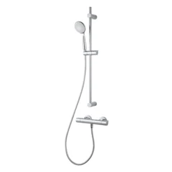 GoodHome Cavally 3-spray Pattern Wall-mounted Thermostatic Mixer Shower