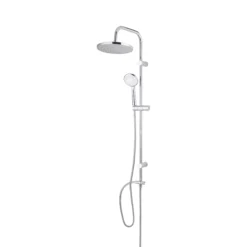 GoodHome Cavally Wall-mounted Diverter 3-spray Pattern Shower Kit