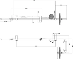 GoodHome Cavally Wall-mounted Diverter 3-spray Pattern Shower Kit 7 GoodHome Cavally Wall-mounted Diverter 3-spray Pattern Shower Kit -Ideal Standard Shop goodhome cavally wall mounted diverter 3 spray pattern shower kit3663602301011 01t