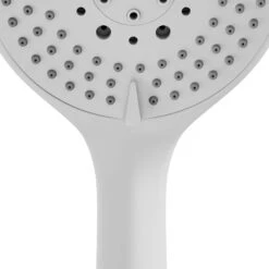 GoodHome Cavally White 3-spray Pattern Shower Head, 255.5mm -Ideal Standard Shop goodhome cavally white 3 spray pattern shower head 255 5mm3663602321149 36c