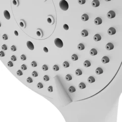 GoodHome Cavally White 3-spray Pattern Shower Head, 255.5mm -Ideal Standard Shop goodhome cavally white 3 spray pattern shower head 255 5mm3663602321149 37c
