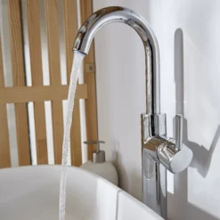 GoodHome Coggia Tall Basin Mono Mixer Tap -Ideal Standard Shop goodhome coggia tall basin mono mixer tap5059340214542 04i bq