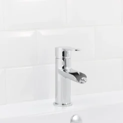 GoodHome Colina Round Basin Mono Mixer Tap -Ideal Standard Shop goodhome colina round basin mono mixer tap3663602673576 01i