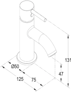 GoodHome Hoffell Basin Mono Mixer Tap 6 GoodHome Hoffell Basin Mono Mixer Tap -Ideal Standard Shop goodhome hoffell basin mono mixer tap5059340214412 01t bq