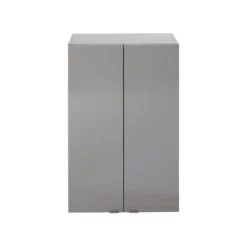 GoodHome Imandra Gloss Anthracite Double Deep Wall Cabinet (W)60mm (H)900mm -Ideal Standard Shop goodhome imandra gloss anthracite double deep wall cabinet w 60mm h 900mm5059340018898 02c BQ