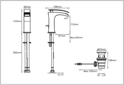 GoodHome Kellan Basin Mono Mixer Tap -Ideal Standard Shop goodhome kellan basin mono mixer tap5059340214252 01t bq