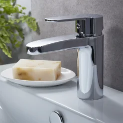 GoodHome Lecci Basin Mono Mixer Tap 10 GoodHome Lecci Basin Mono Mixer Tap -Ideal Standard Shop goodhome lecci basin mono mixer tap5059340214450 03i bq