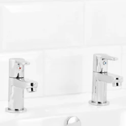 GoodHome Lecci Contemporary Basin Pillar Tap 6 GoodHome Lecci Contemporary Basin Pillar Tap -Ideal Standard Shop goodhome lecci contemporary basin pillar tap3663602662617 03bq