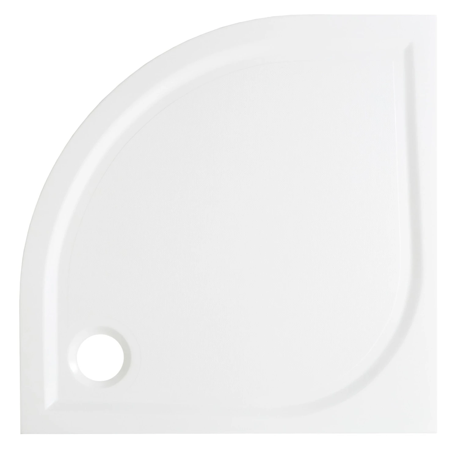 GoodHome Limski Quadrant Shower Tray (L)900mm (W)900mm (H)28mm 1 GoodHome Limski Quadrant Shower Tray (L)900mm (W)900mm (H)28mm