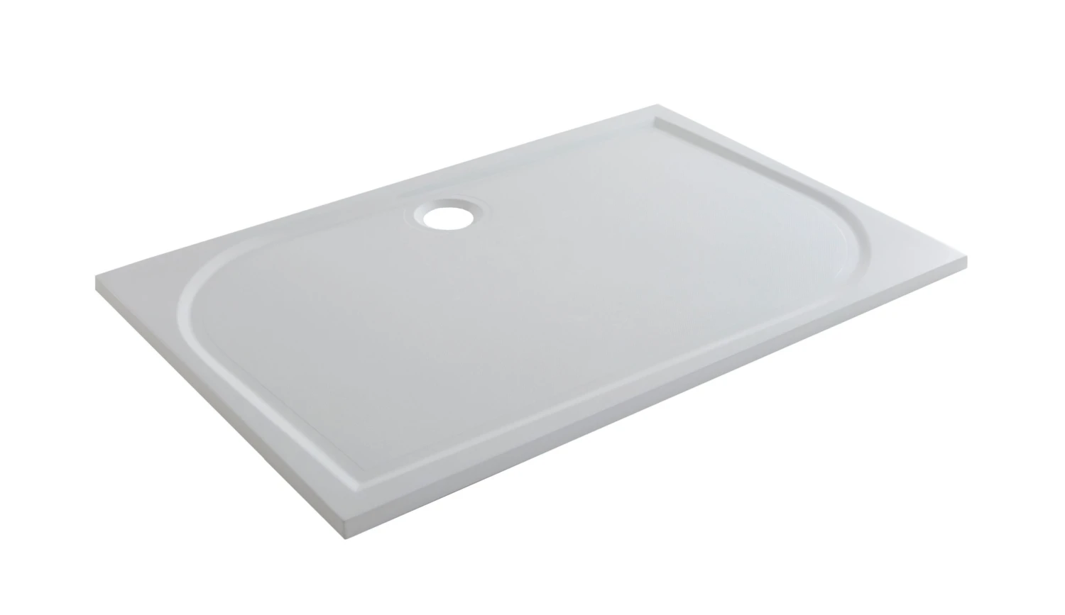 GoodHome Limski Rectangular Shower Tray (L)900mm (W)1200mm (H)28mm 2 GoodHome Limski Rectangular Shower Tray (L)900mm (W)1200mm (H)28mm - Image 2