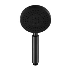 GoodHome Selenga Black Matt 5-spray Pattern Shower Head, 265mm -Ideal Standard Shop goodhome selenga black matt 5 spray pattern shower head 265mm5059340162317 02c