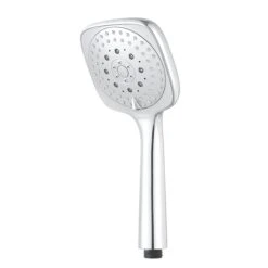 GoodHome Teesta 3-spray Pattern Chrome Effect Shower Head