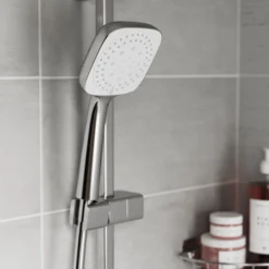 GoodHome Teesta 3-spray Pattern Shower Kit -Ideal Standard Shop goodhome teesta 3 spray pattern shower kit3663602301646 36i