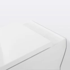 GoodHome Teesta White Wall Hung Square Toilet With Soft Close Seat -Ideal Standard Shop goodhome teesta white wall hung square toilet with soft close seat3663602690733 37c