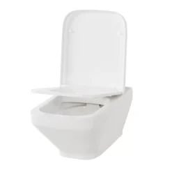 GoodHome Teesta White Wall Hung Square Toilet With Soft Close Seat -Ideal Standard Shop goodhome teesta white wall hung square toilet with soft close seat3663602690733 40c
