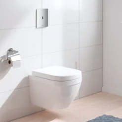 Grohe Euro Alpine White Standard Wall Hung Oval Toilet & Cistern With Soft Close Seat -Ideal Standard Shop grohe euro alpine white standard wall hung oval toilet cistern with soft close seat5059340846866 01i bq