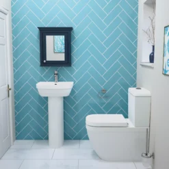 Grohe Euro White Back To Wall Toilet & Cistern With Soft Close Seat -Ideal Standard Shop grohe euro white back to wall toilet cistern with soft close seat4005176454608 01i BQ