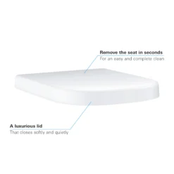 Grohe Euro White Back To Wall Toilet & Cistern With Soft Close Seat -Ideal Standard Shop grohe euro white back to wall toilet cistern with soft close seat4005176454608 06c