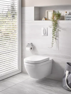 Grohe Euro White Wall Hung Toilet Set With Soft Close Seat 6 Grohe Euro White Wall Hung Toilet Set With Soft Close Seat -Ideal Standard Shop grohe euro white wall hung toilet set with soft close seat4005176484452 02i BQ