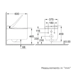 Grohe Sensia Arena Alpine White Wall Hung Toilet & Cistern With Soft Close Seat -Ideal Standard Shop grohe sensia arena alpine white wall hung toilet cistern with soft close seat3663602395348 01t