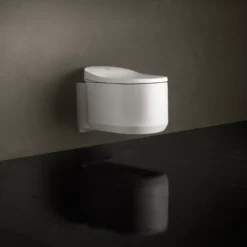 Grohe Sensia Arena Alpine White Wall Hung Toilet & Cistern With Soft Close Seat -Ideal Standard Shop grohe sensia arena alpine white wall hung toilet cistern with soft close seat3663602395348 02i