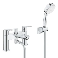 Grohe Start Edge Bath Shower Mixer Tap With Shower Kit